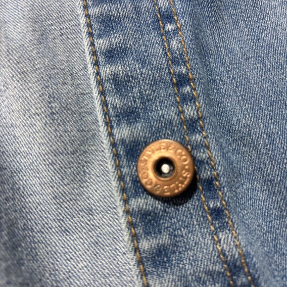 Style & Co. Daisy Blue Denim Stretch Jacket Size Large L - Picture 3 of 6